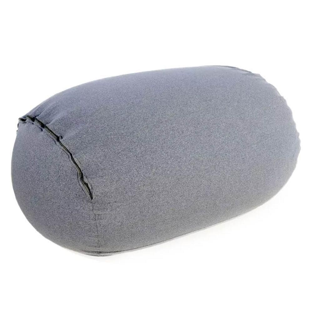 Puff Rollo - Sensorial E Versátil Com Enchimento Cor Cinza
