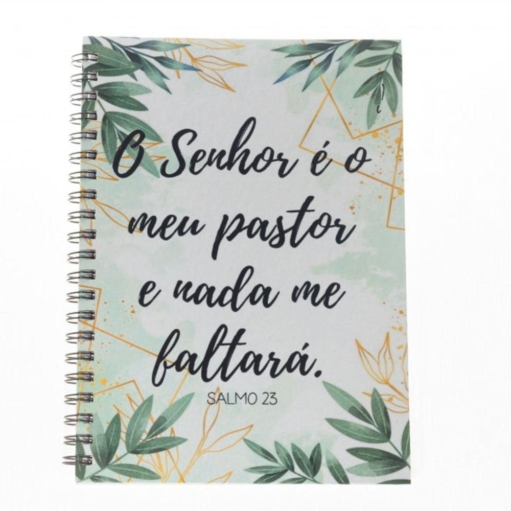 Caderno De Anotações - Coleção Religião - Capa Dura Capa/modelo Salmos 23