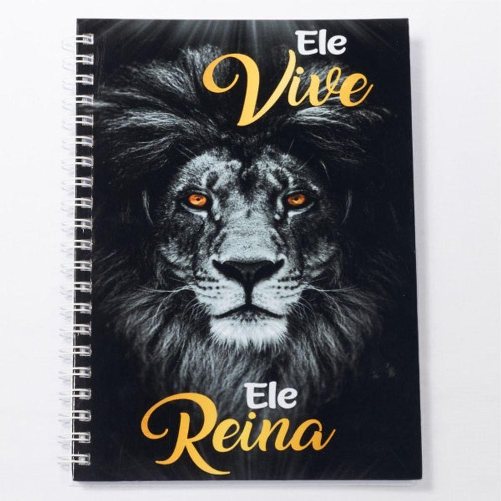 Caderno De Anotações - Coleção Religião - Capa Dura Capa/modelo Ele Reina