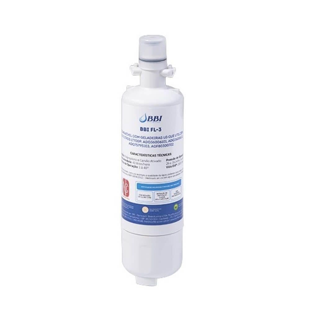 Filtro Para Geladeira E Refrigerador Bbi Fl-3 Compatível Com Geladeiras Lg - Lt700p