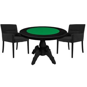 Mesa de Jogos Carteado Redonda com 2 Cadeiras