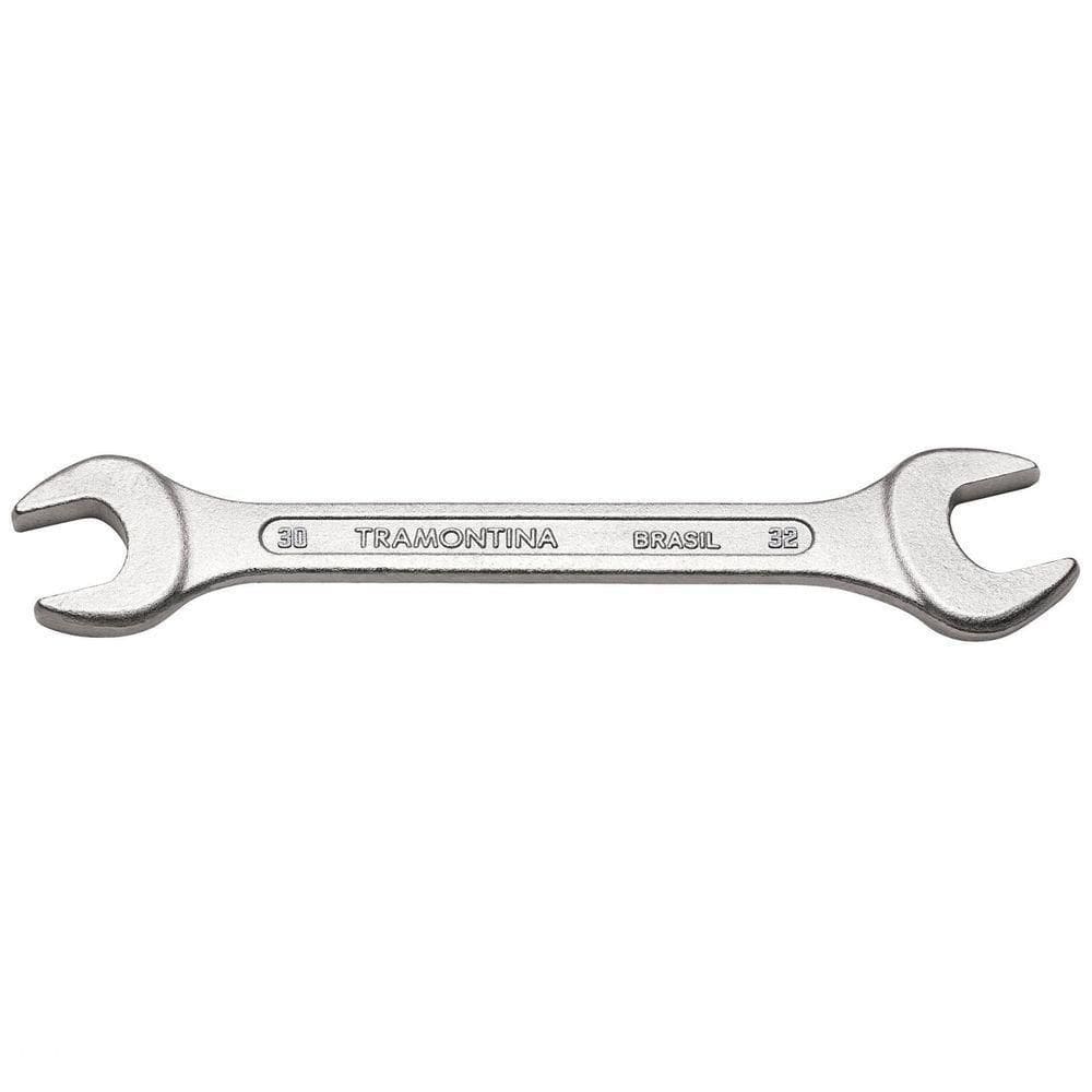 Chave Fixa 30x32 Mm Tramontina Basic Com Corpo Em Aço Especial Cromado Tramontina