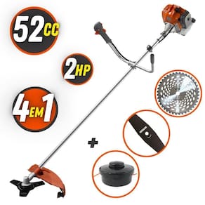 Roçadeira 52cc Tekna Rl520 + Faca 2 Pontas + Faca 40 Dentes