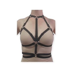 Harness Feminino Rage Coleção Fetiche - Lovetoys - Preto, único