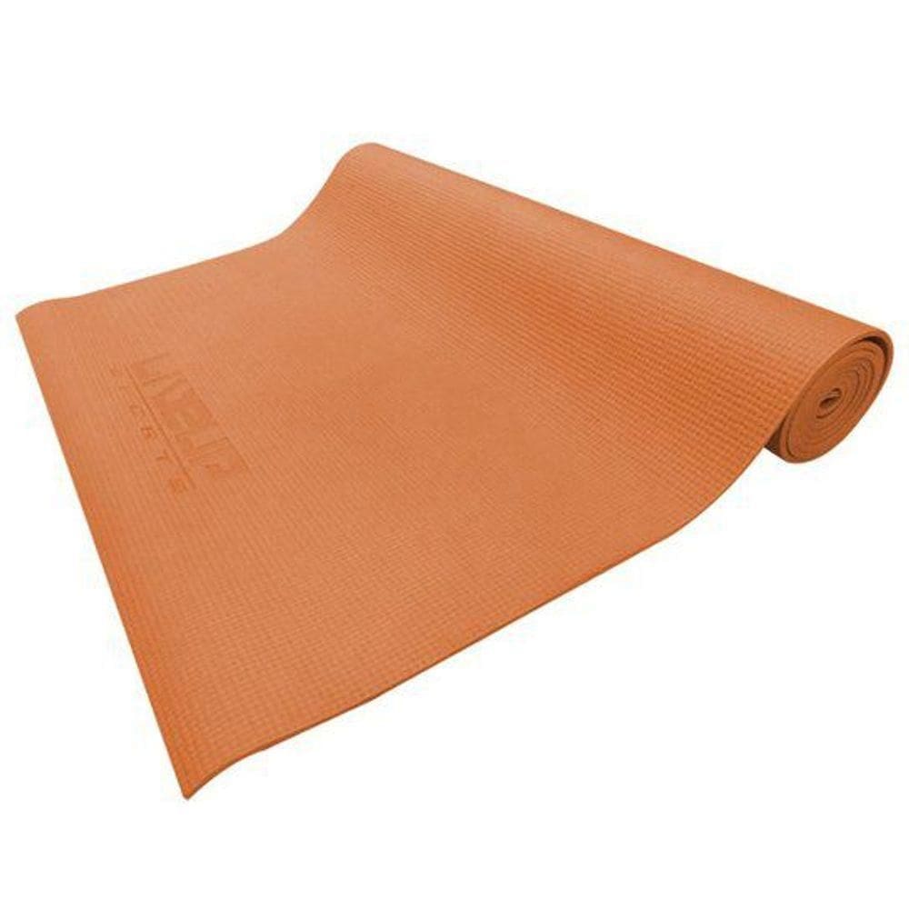 Colchonete Tapete Exercícios Físicos Yoga Laranja - 173 X 60 Liveup