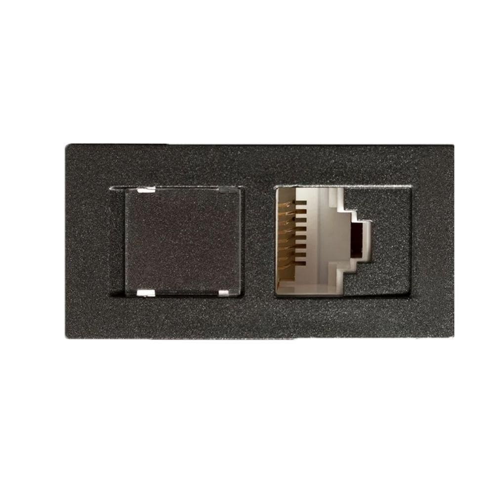 Modulo Tomada Rj45 Cat5e Carbono Revita Soprano