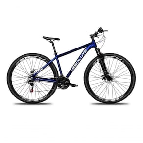 Bicicleta Aro 29 Absolute Nero 5 Alumínio 21v Freio A Disco Garfo Com Suspensão - Azul Tam.19