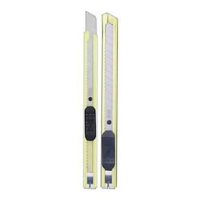 Kit Estilete Estreito De Metal C- Trava Es05 Tilibra - C- 12 Laminas Verde