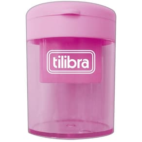 Apontador C- Depósito Redondo Tilibra - 2 Furos Ap13 Rosa