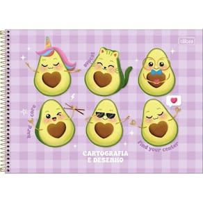 Caderno De Desenho Abacute Tilibra - 80 Folhas Roxo
