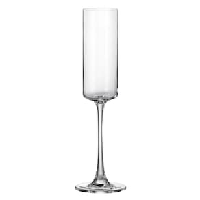 Jogo De Taças Para Champanhe Em Cristal Kubitto Com 6 Peças 160ml Bohemia