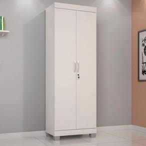 Armário Multiuso Mucuri Candian Com Chave Jcm Branco