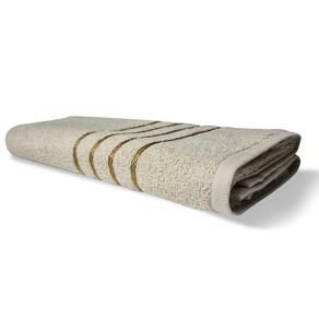 Toalha De Banho Grande Verona 100% Algodão 70x125cm Bege