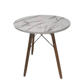 Mesa De Jantar Redonda Eames Eiffel 90 Cm - Estilo Granito