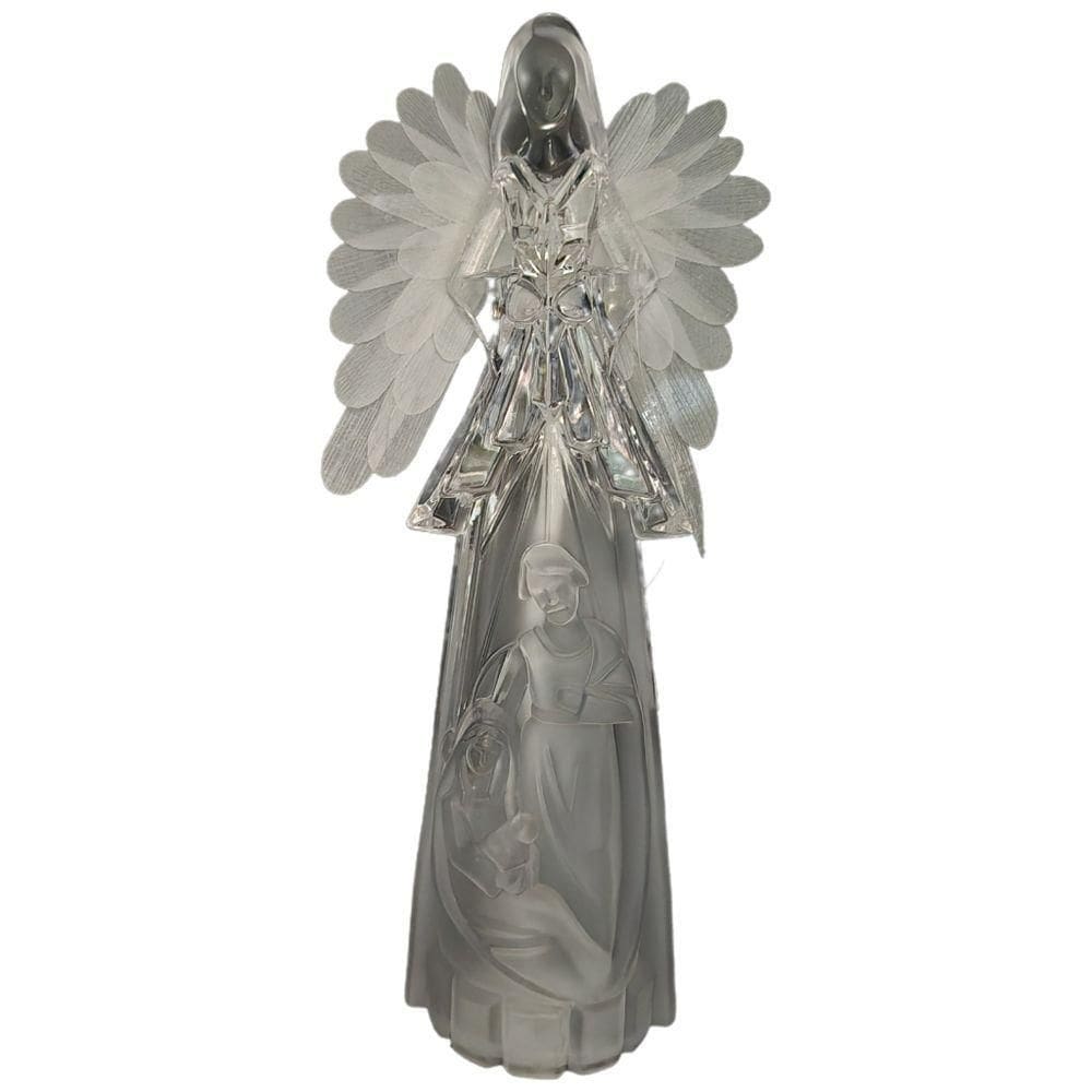 Anjo Da Guarda Luminoso Acrílico Sagrada Família 29cm