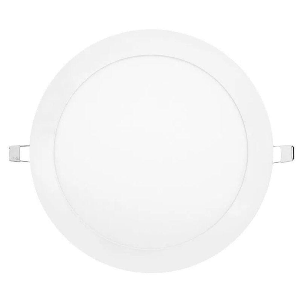 Painel Led Embutir 15w Redonda Branca Fria 6000k