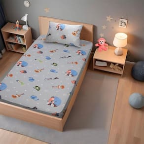 Jogo De Cama Infantil 2 Peças Portallar Disney Divertidamente
