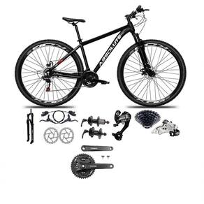 Bicicleta Aro 29 Absolute Nero 5 Câmbios 27v Shimano Altus Freios Hidráulicos - Preto Tam.23