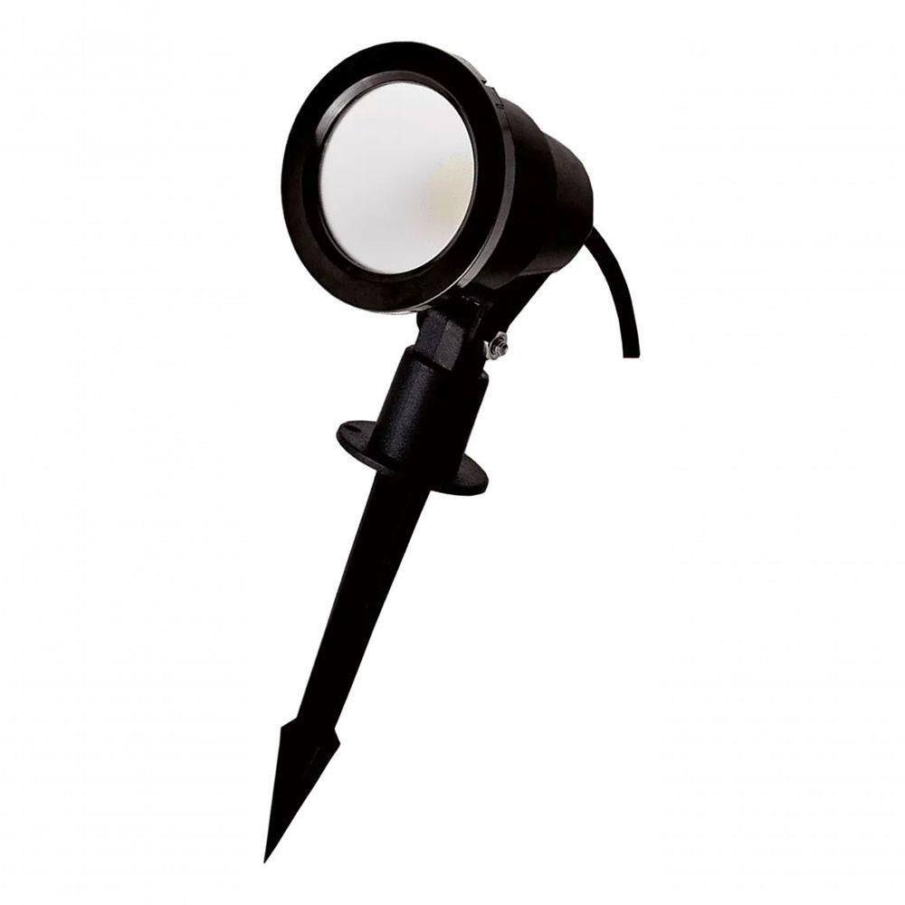 Kit 2 Espetos Luminárias Jardim Led 5w Branca Morna 3000k