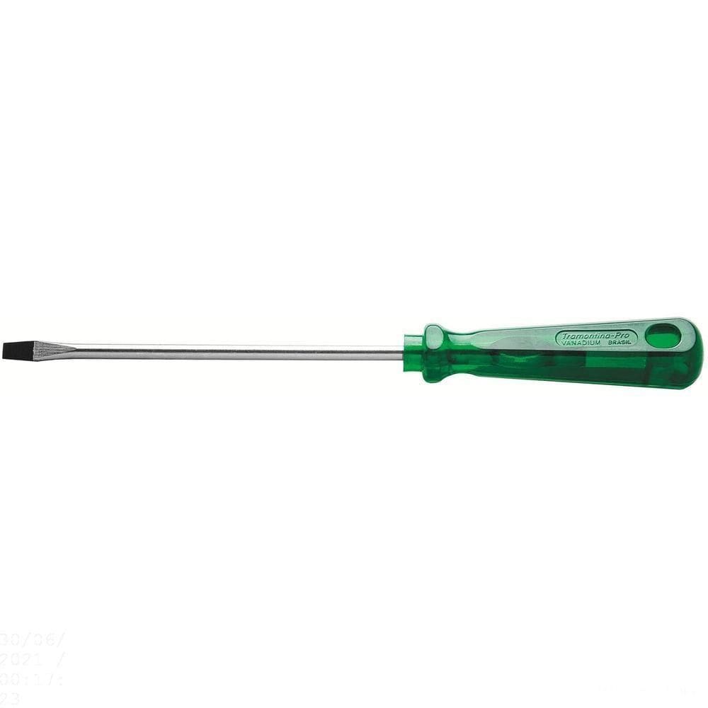 Chave De Fenda Ponta Chata Em Aço Cromo Vanádio 6x250 Mm (1-4x10”) Tramontina Pro Tramontina