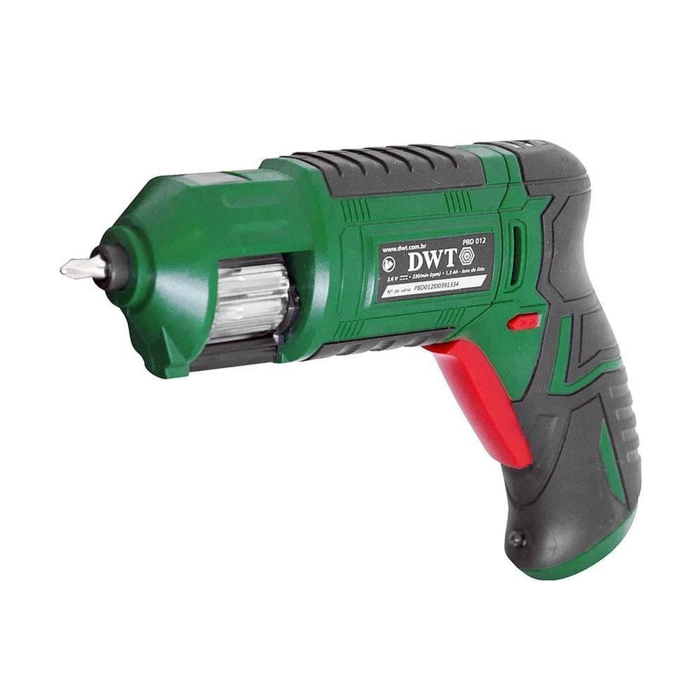 Parafusadeira A Bateria Dwt Pbd012 Com Maleta E Acessórios Bivolt (110v E 220v)