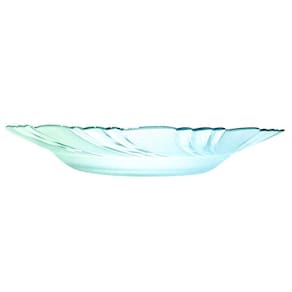 Kit Jogo Pratos Fundo Sopa Transparente 10 Peças 22,5cm