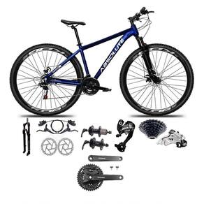 Bicicleta Aro 29 Absolute Nero 5 Câmbios 27v Shimano Altus Freios Hidráulicos - Azul Tam.21