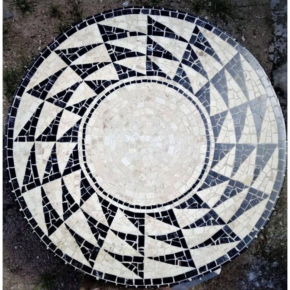 Piso Em Mosaico Romano Praça Da Prefeitura De Lisboa Tamanho 130cm