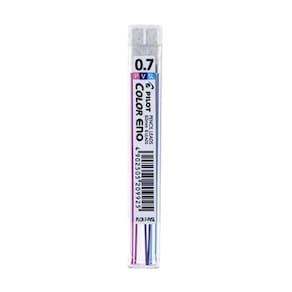 Mina De Grafite Colorido Color Eno 0.7mm 6 Unidades Pilot Rosa, Violeta E Azul Claro