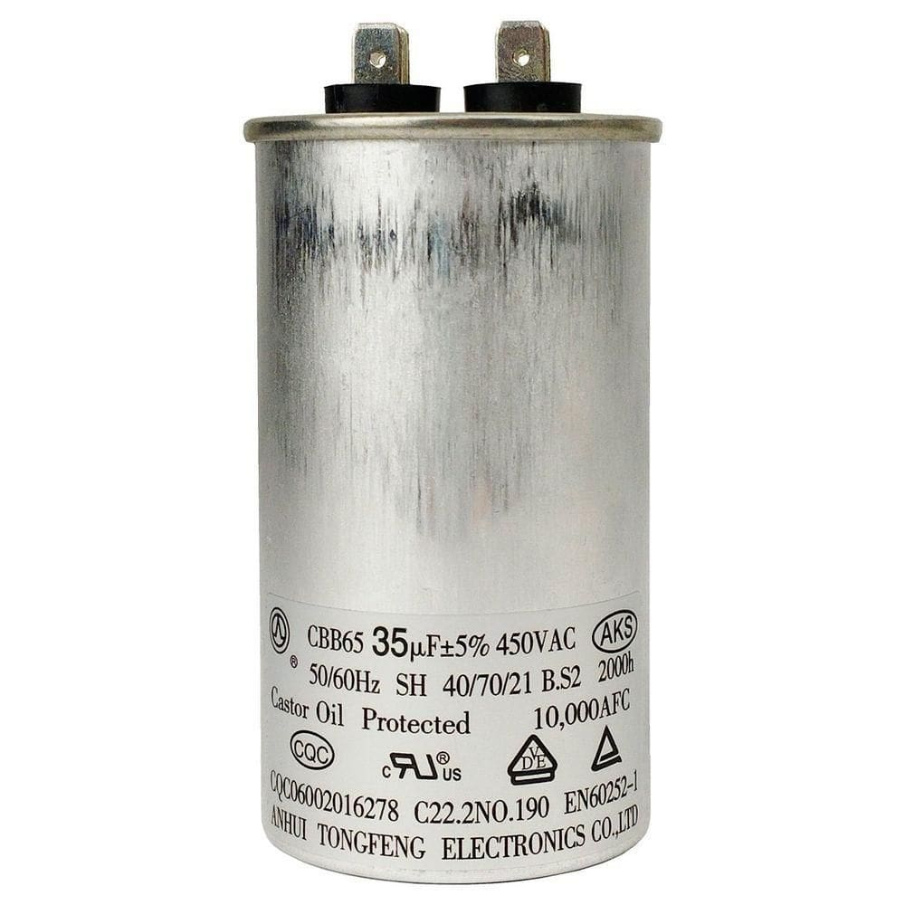 Capacitor 35 Uf 450v único