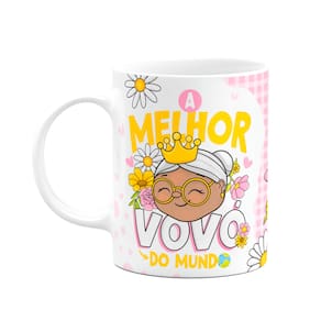 Caneca dos Avós - A melhor vovó do mundo - M2 - 325ml