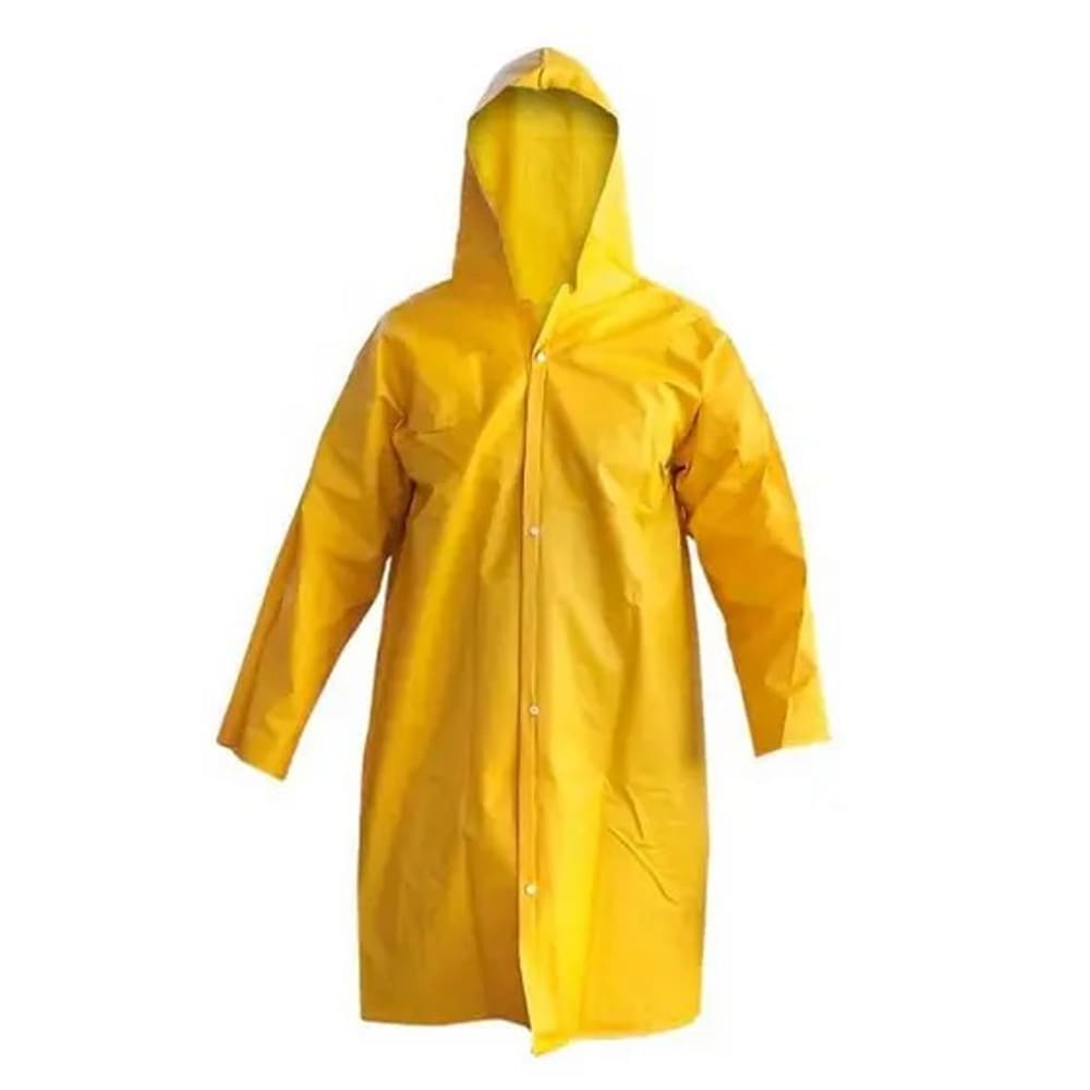 Capa Chuva  Amarela Pvc Forrado Xg Plastcor