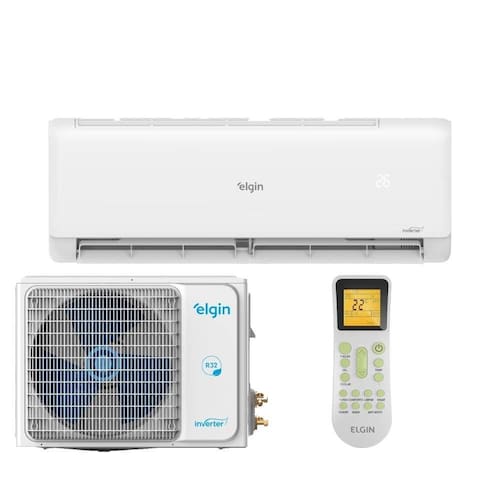 imagem-Ar Condicionado Split Elgin Eco Inverter II WiFi 9000 BTUs Quente e Frio 220V