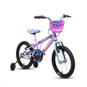 Bicicleta Infantil Feminina Aro 16 (SK-II) Lilas com Azul Stone Bike