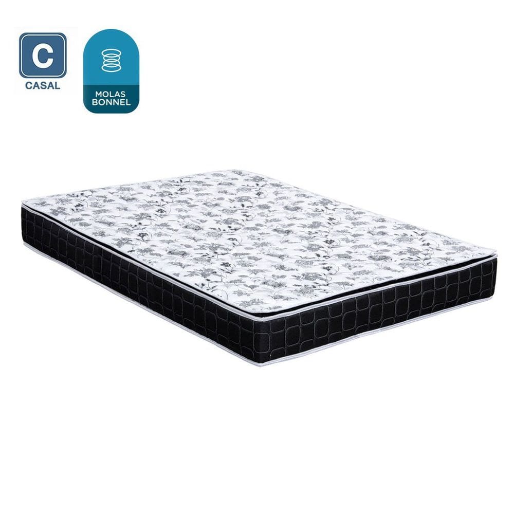 Colchão Casal Sp Móveis  Mola Bonnel 138x188x22