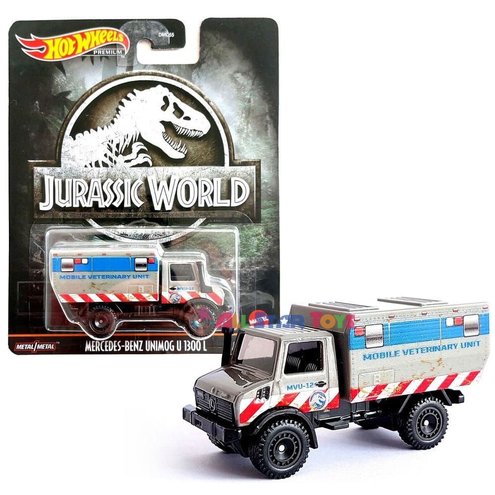 Hot Wheels Premium Jurassic World Mercedes Benza Unimog 1/64