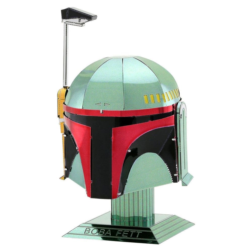 Miniatura De Montar Metal Earth Star Wars Boba Fett Helmet