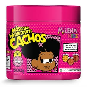 Máscara Hidratante Cachos Milena Kids Cia da Natureza 500g