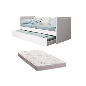 Bicama Nuth Reller Solteiro Babá com Colchão 188x88 cm