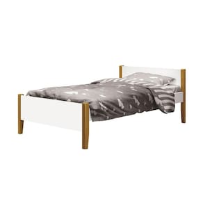 Cama Solteiro Simba Reller 100% MDF com Pés em Madeira