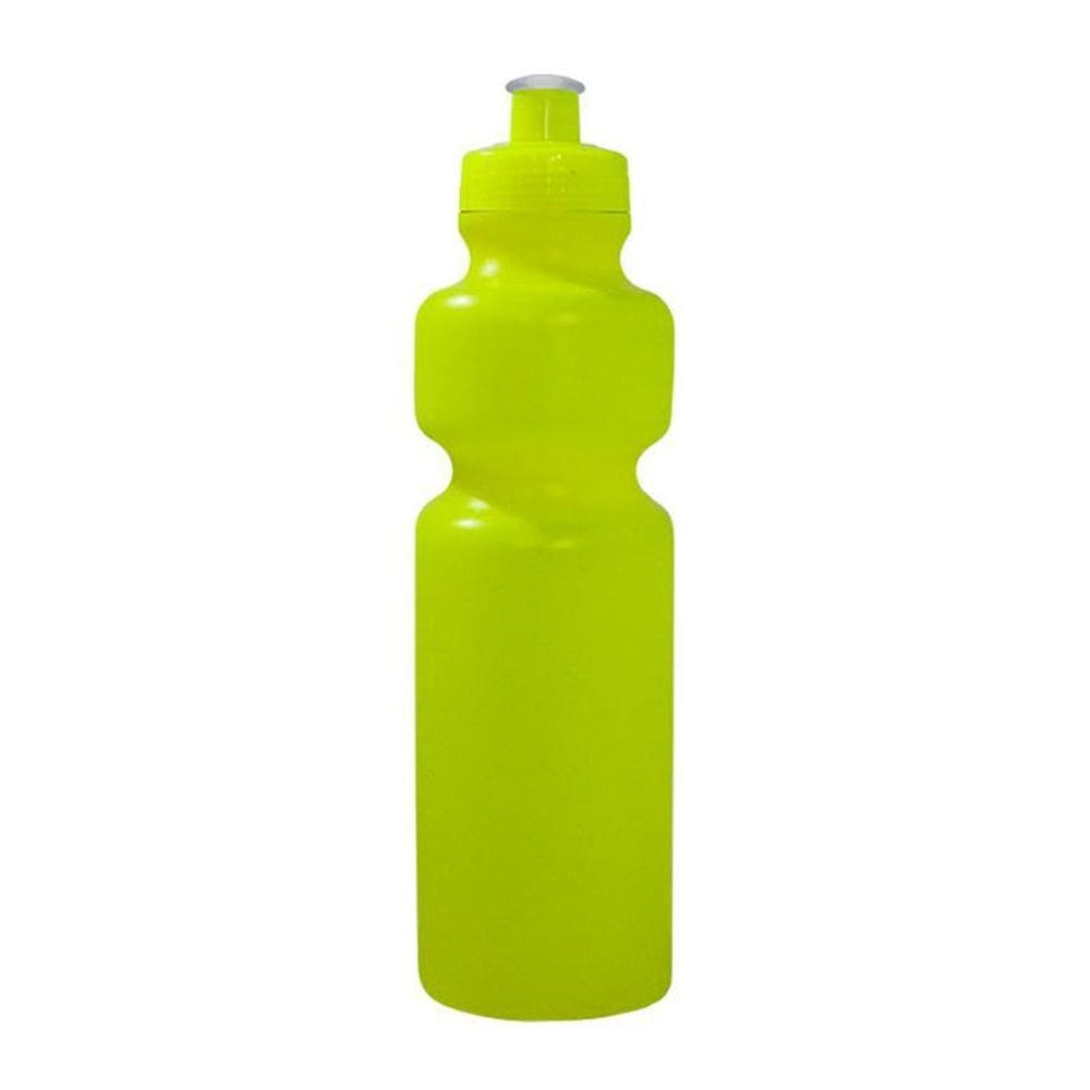 Kit 30 Squeezes 750Ml Amarelo Neon Plástico Premium