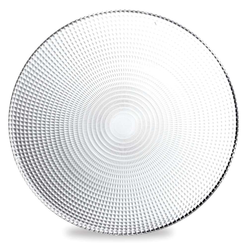 Prato de Vidro Raso 25cm Cazza