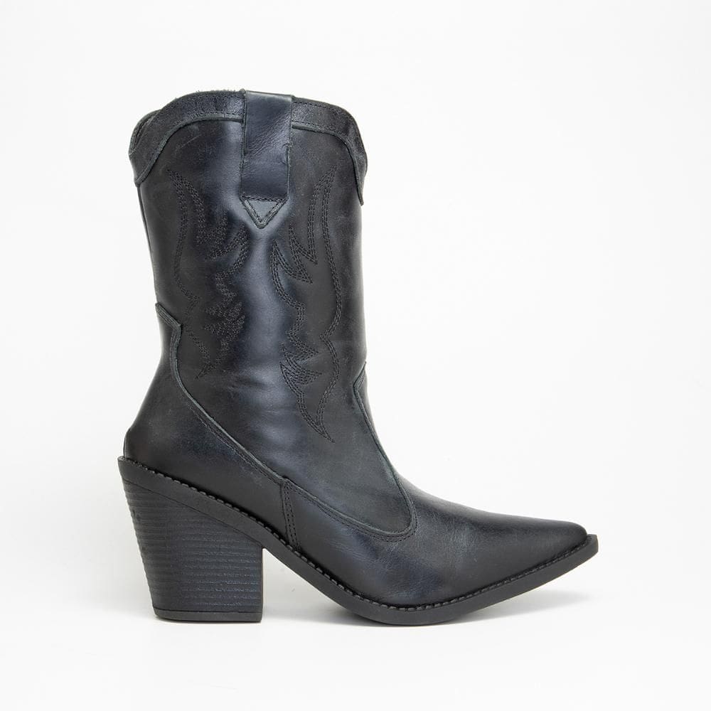Bota Country Western Feminina Couro Personalizada