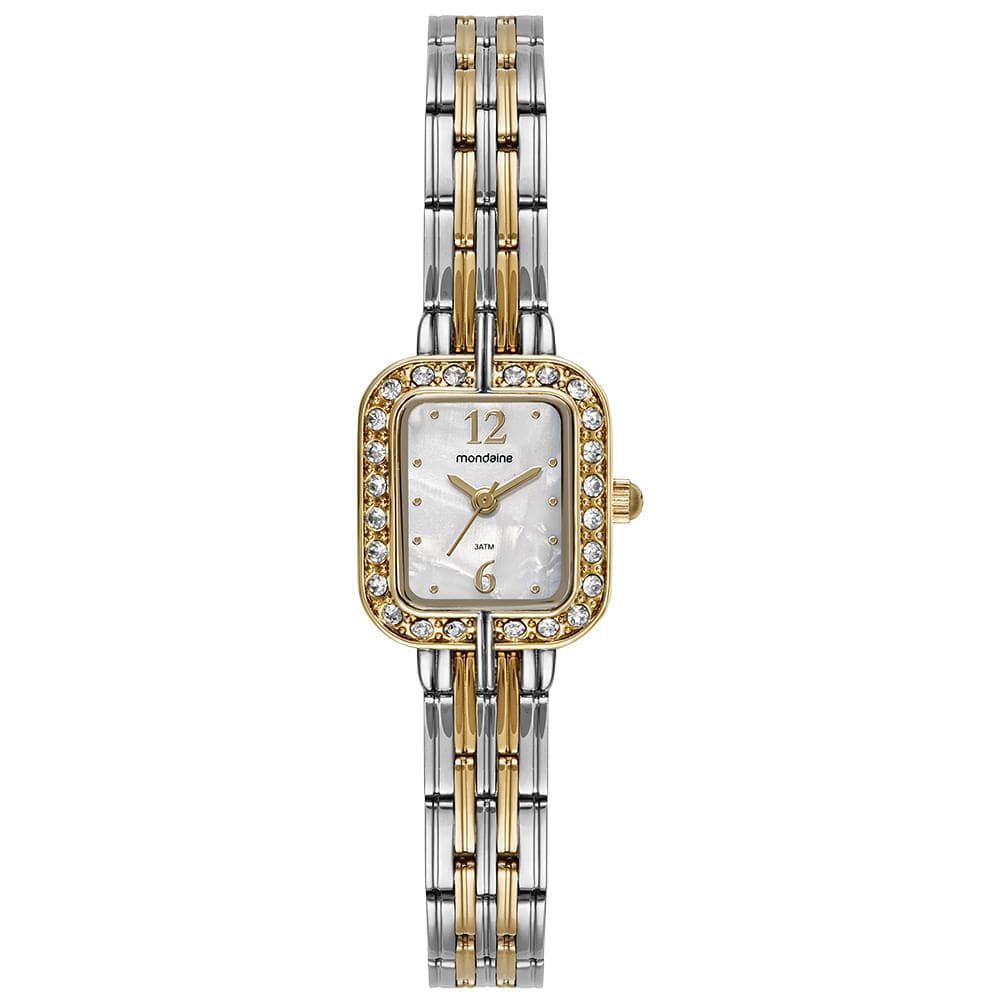 Relógio MONDAINE feminino analógico madrepérola 99781LPMVBE2
