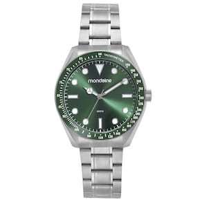 Relógio MONDAINE masculino analógico verde 32735G0MVNA2