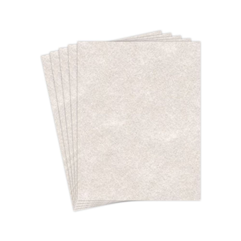Papel de papelaria, pergaminho, papel reciclado, 65 libras, cartolina, 50 folhas