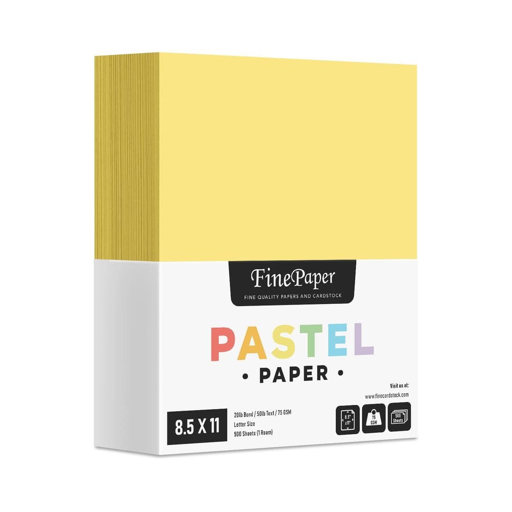 Papel colorido S Impressão superfina 8,5x11 (carta) 75 g/m2 500 folhas