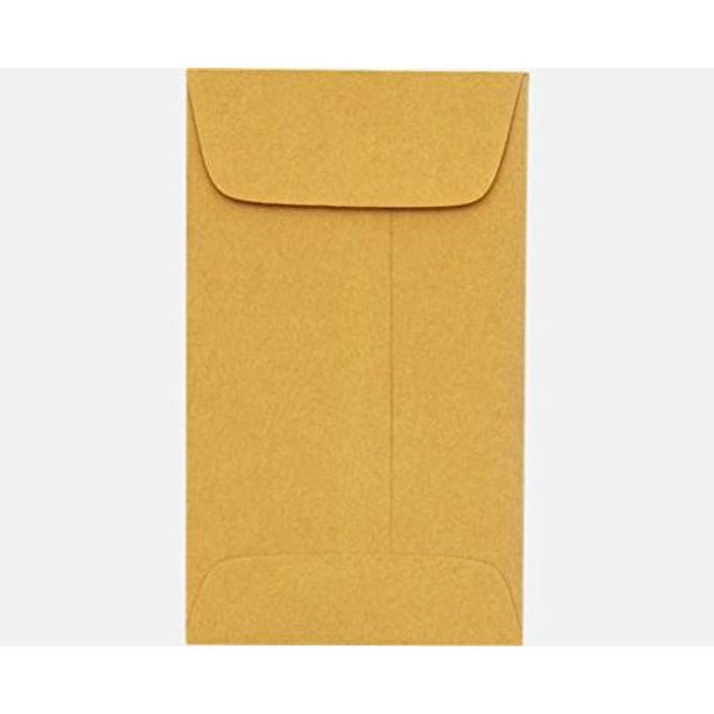 Envelope de moedas S Impressão superfina marrom Kraft #7 (9 x 16 cm)