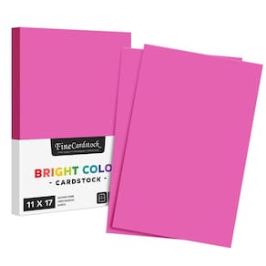 Papel cartolina Orchid Premium Color 65 libras 11x17, pacote com 50