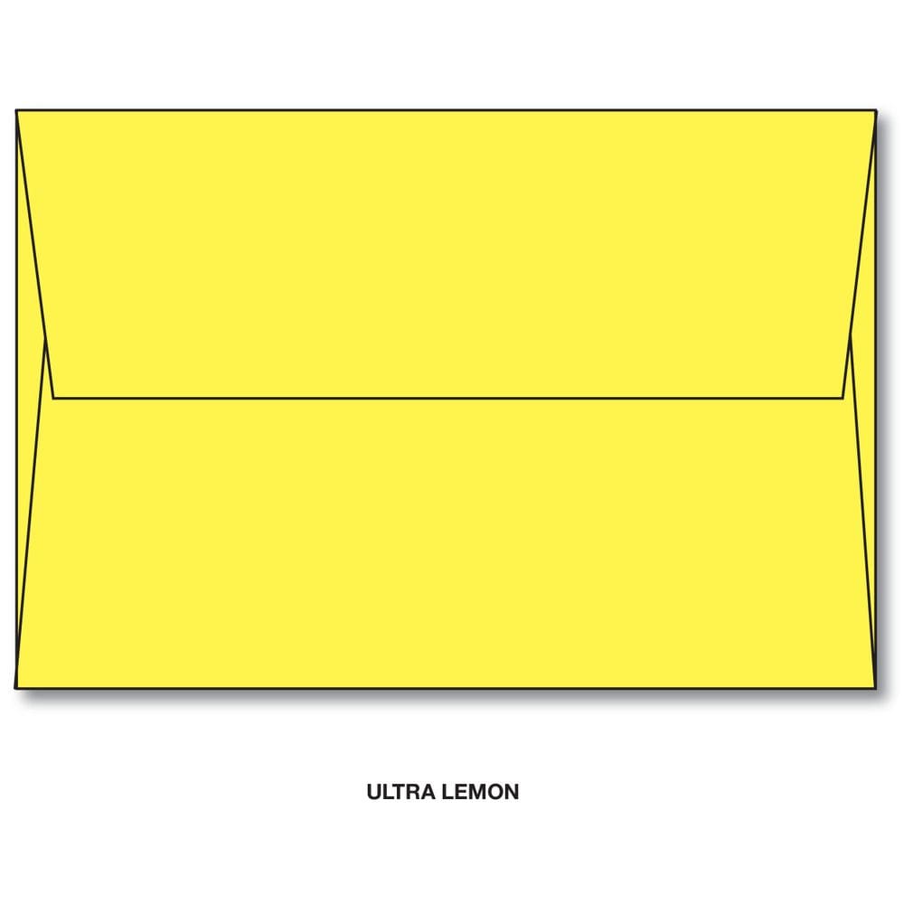 Envelope S Superfine Printing Britehue A7 Ultra Yellow, pacote com 25
